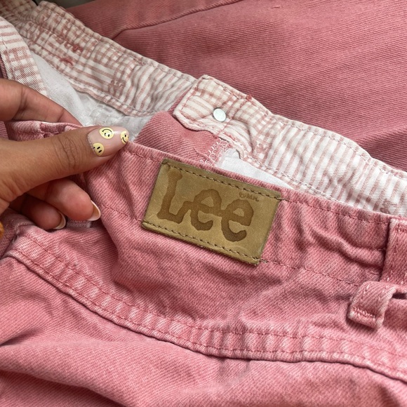 Pink oversized Lee jeans - Picture 2 of 3